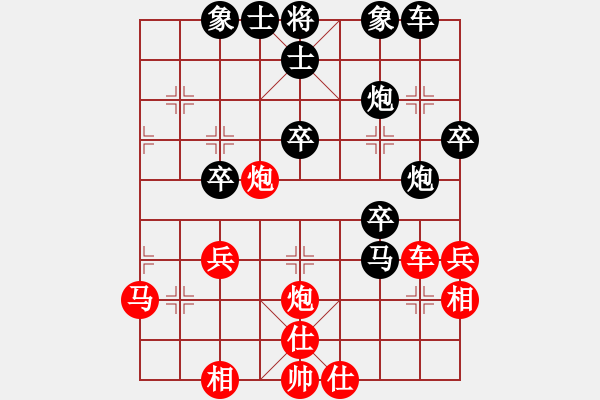 象棋棋譜圖片：銷魂刀(1段)-負-軟件許國義(1段) - 步數：40 