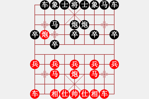 象棋棋譜圖片：ZY2X(草民) 負(fù) 超強(qiáng)臺(tái)風(fēng)康妮(大將軍) - 步數(shù)：10 