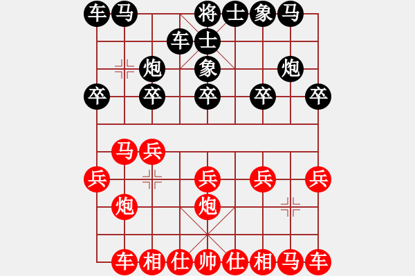 象棋棋譜圖片：碧桂園杯特約棋迷海選賽場 金庸一品哈達(dá) 先勝 衛(wèi)輝建勛 - 步數(shù)：10 