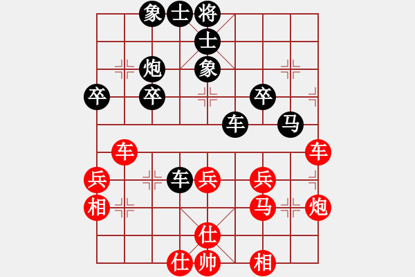 象棋棋譜圖片：秋天的落葉(1段)-負(fù)-和棋真好(9段)中炮對(duì)單提馬橫車 - 步數(shù)：40 