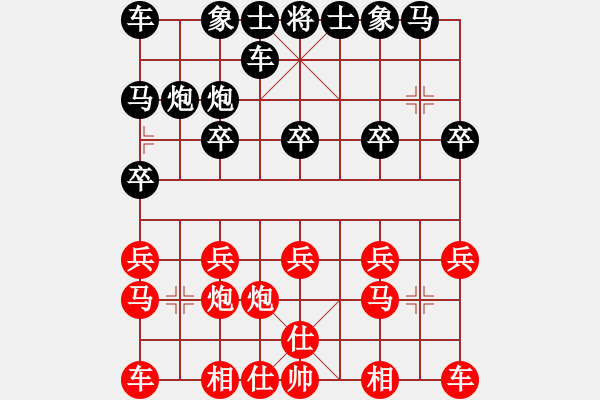 象棋棋譜圖片：早已傷透心[65203687] -VS- 行就來吧[2362086542] - 步數(shù)：10 