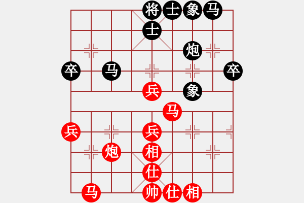 象棋棋譜圖片：2024.7.16.5五分鐘五七三正變 - 步數(shù)：40 