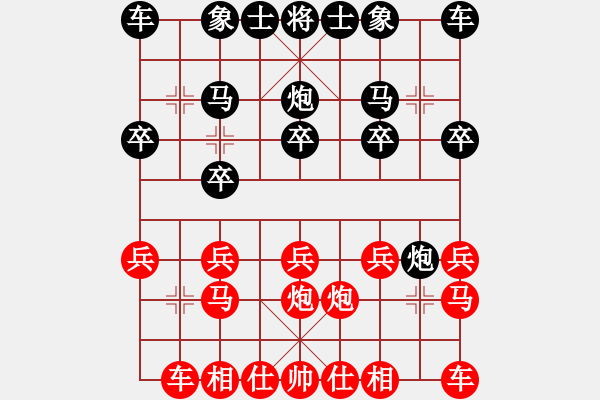 象棋棋譜圖片：向你學(xué)習(xí)1A1A[紅] -VS- 棋苑大怪[黑] - 步數(shù)：10 