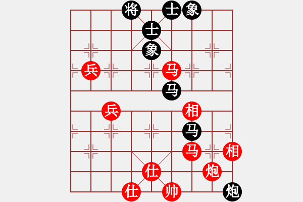 象棋棋譜圖片：棋局-5b13N 3B - 步數(shù)：10 