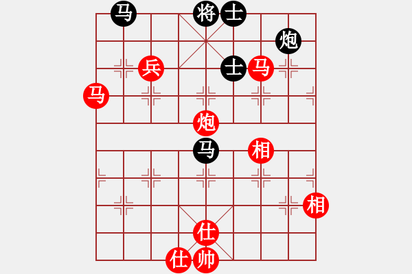 象棋棋譜圖片：棋局-5b13N 3B - 步數(shù)：60 