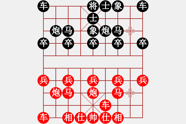 象棋棋譜圖片：天天象棋力評(píng)測(cè)太守棋狂先勝阿楚業(yè)5-22017?7?18 - 步數(shù)：10 