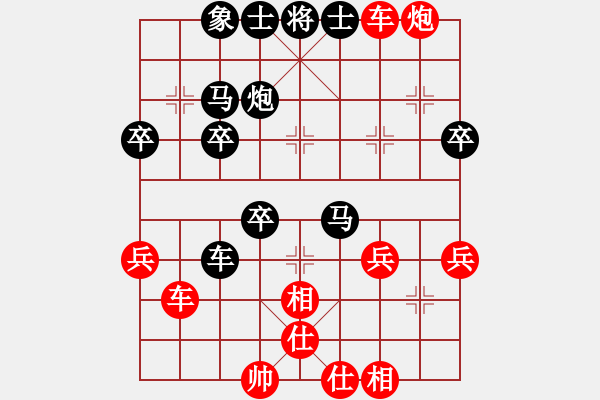 象棋棋譜圖片：清閑居士[1603006284] -VS- 橫才俊儒[292832991] - 步數(shù)：40 