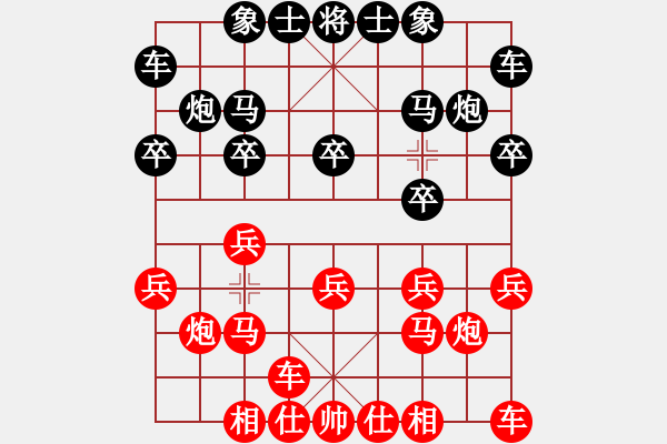 象棋棋譜圖片：shuishishu(9級(jí))-勝-bbboy002(1段) - 步數(shù)：10 