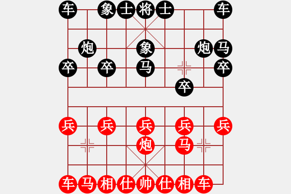 象棋棋譜圖片：迷迷謎(5段)-負(fù)-小奔馳(4段) - 步數(shù)：10 