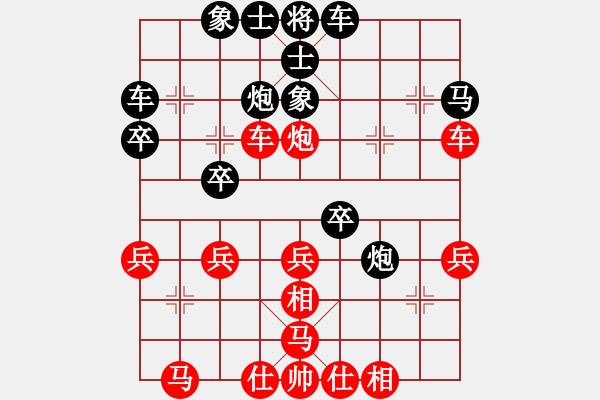 象棋棋譜圖片：迷迷謎(5段)-負(fù)-小奔馳(4段) - 步數(shù)：30 