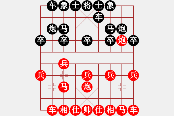 象棋棋譜圖片：醉棋渡河[紅] -VS- 單眼皮啲蠍子[黑] - 步數(shù)：10 