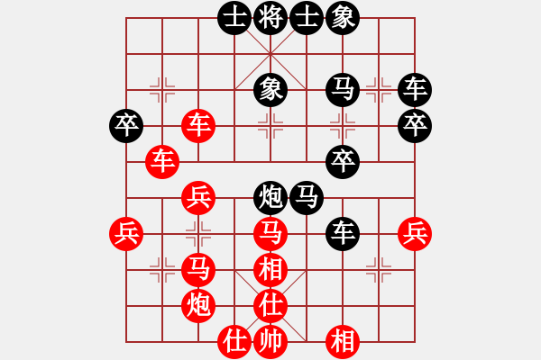 象棋棋譜圖片：3083232(校尉) 負(fù) 2045555(都尉) - 步數(shù)：40 