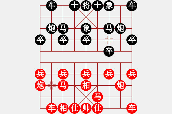 象棋棋譜圖片：蔡瑋恒 先負 陳文檸 - 步數(shù)：10 