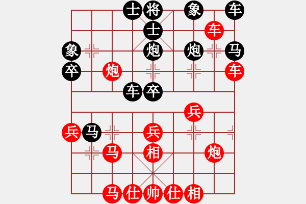 象棋棋譜圖片：1494626 原來我都可以(中華蠍-ABC) - 步數(shù)：40 