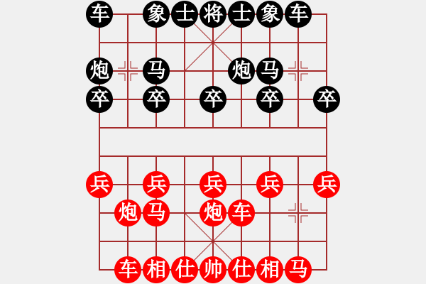 象棋棋譜圖片：月滿園[1029742021] -VS- 飄[1054746232] - 步數(shù)：10 