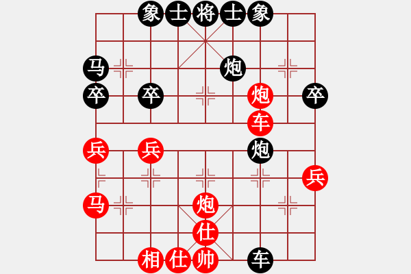 象棋棋譜圖片：阮馨瑩 先勝 王子罄 - 步數：40 