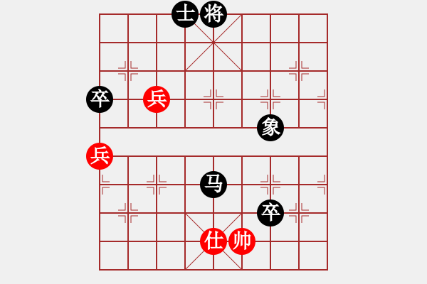 象棋棋譜圖片：左疊炮：臨殺送車 拼光苦勝：鄭舉衛(wèi)[紅] -VS- 棋苑大怪[黑] - 步數(shù)：120 