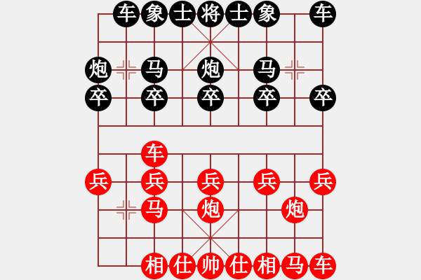 象棋棋譜圖片：橫才俊儒[紅] -VS- 成功[黑] - 步數(shù)：10 