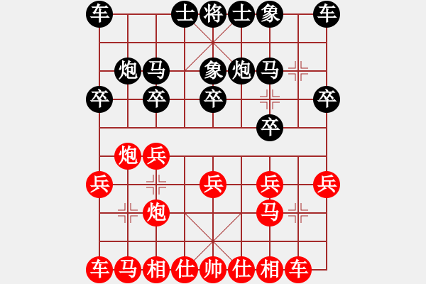 象棋棋譜圖片：象棋真無聊(8段)-勝-寒瘋子(9段) - 步數(shù)：10 