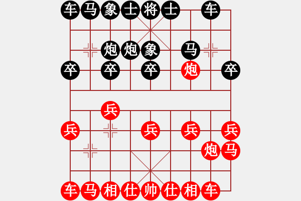 象棋棋譜圖片：上海金外灘象棋隊 蔣融冰 和 廈門七匹狼男裝象棋隊 張成楚 - 步數(shù)：10 