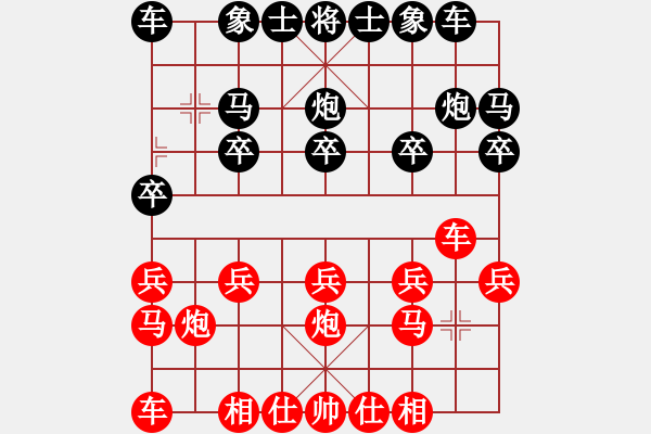 象棋棋譜圖片：大列手炮（6） - 步數(shù)：10 