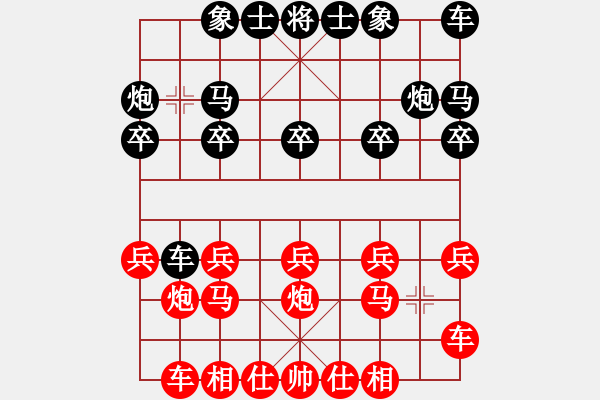 象棋棋譜圖片：橫才俊儒[292832991] -VS- 視敗如歸[-] - 步數(shù)：10 