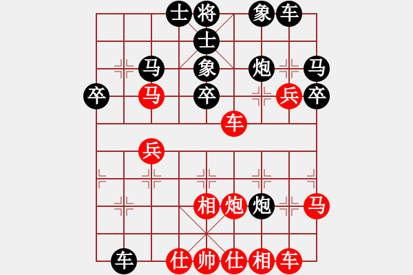 象棋棋譜圖片：旗袍(5段)-負(fù)-長(zhǎng)得像王鏗(3段) - 步數(shù)：40 