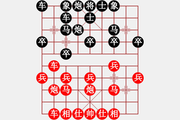 象棋棋譜圖片：2006年弈天外圍賽第一輪：追月奔馬(4r)-勝-寧夏商建獅(2級) - 步數(shù)：20 