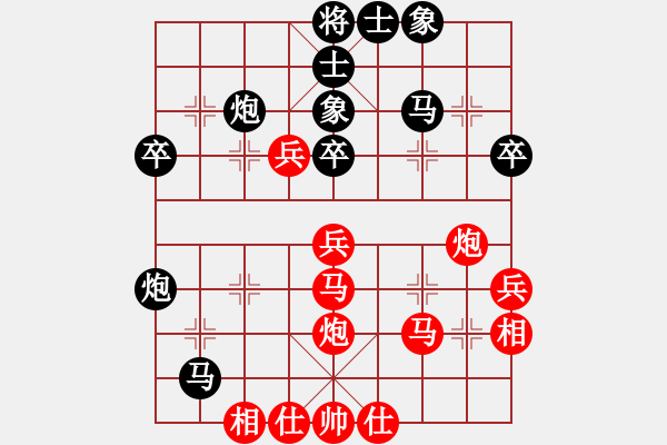 象棋棋譜圖片：紅雨隨心(2段)-負(fù)-鳳陽(yáng)快刀(3段) - 步數(shù)：40 