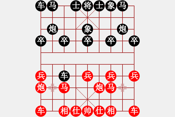 象棋棋譜圖片：傾城小萌（業(yè)6-2）先勝華哥（業(yè)6-1）201804221540.pgn - 步數(shù)：10 