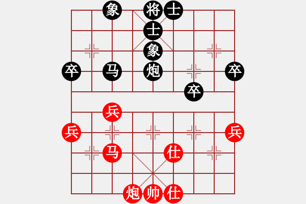 象棋棋譜圖片：屏風(fēng)馬應(yīng)五六炮不進(jìn)兵(業(yè)三升業(yè)四評(píng)測對局)我后勝 - 步數(shù)：50 