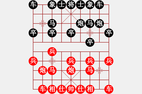 象棋棋譜圖片：2006年迪瀾杯弈天聯(lián)賽第二輪：俠仁莫邪劍(4級(jí))-負(fù)-廣州軍司令(5r) - 步數(shù)：10 