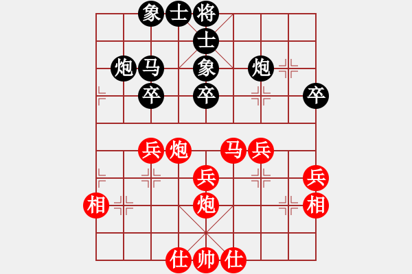 象棋棋譜圖片：太不靠譜VS湖南衡山曾吳 2014-2-4) - 步數(shù)：40 