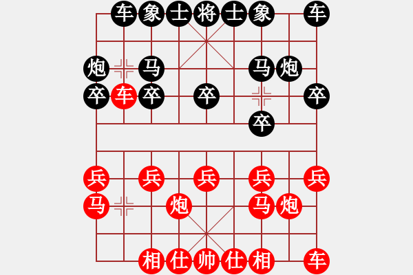 象棋棋譜圖片：風(fēng)揚(yáng)天下[紅] -VS- 暢享韋業(yè)[黑] - 步數(shù)：10 