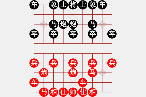 象棋棋譜圖片：鐘愛一生[1634183070] -VS- 孫莎[537507718] - 步數(shù)：10 