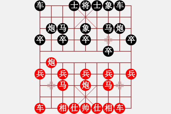 象棋棋譜圖片：朱成勝 先負(fù) 華東 - 步數(shù)：10 