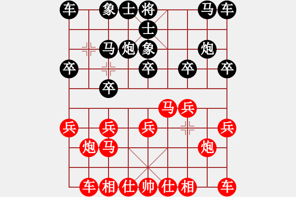 象棋棋譜圖片：風動天下(初級)-勝-利川弈人(2級) - 步數(shù)：10 