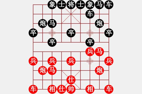 象棋棋譜圖片：米老鼠[415222135] -VS- 夢幻狂人、[524921771] - 步數(shù)：10 