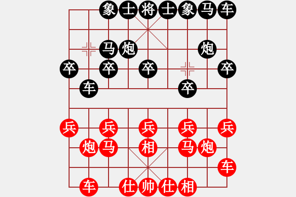 象棋棋譜圖片：馬到成功哈(天罡)-勝-良與晶(9星) - 步數(shù)：10 