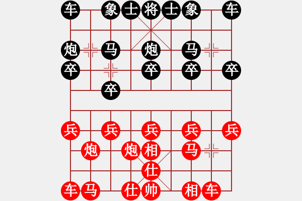 象棋棋譜圖片：黑龍江隊(duì) 張梅 負(fù) 成都棋院隊(duì) 梁妍婷 - 步數(shù)：10 