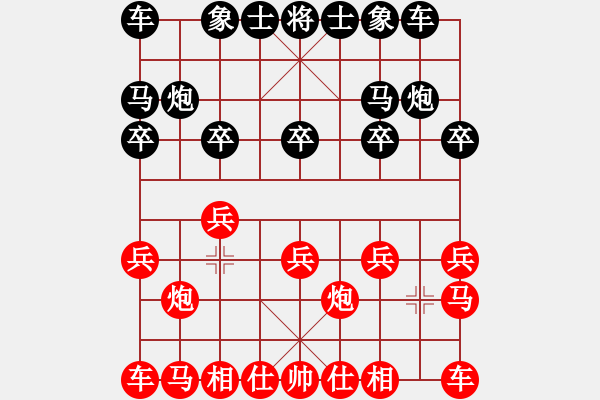 象棋棋譜圖片：象棋愛好者 VS 初級棋士 - 步數(shù)：6 