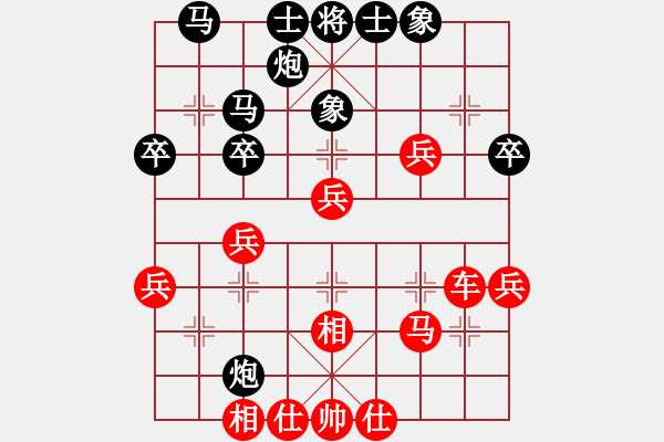 象棋棋譜圖片：狂妄本色(8級(jí))-勝-風(fēng)乍起(3段) - 步數(shù)：40 