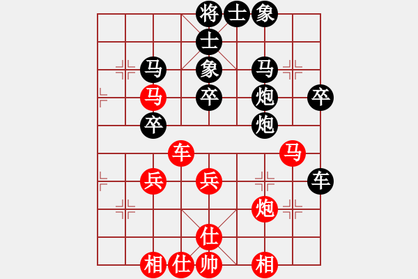 象棋棋譜圖片：興義毛子(6段)-勝-紅藍(lán)棋股(天帝) - 步數(shù)：40 