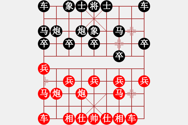 象棋棋譜圖片：第三輪忠縣隊(duì)管朋云先勝南川隊(duì)李孝仁 - 步數(shù)：10 