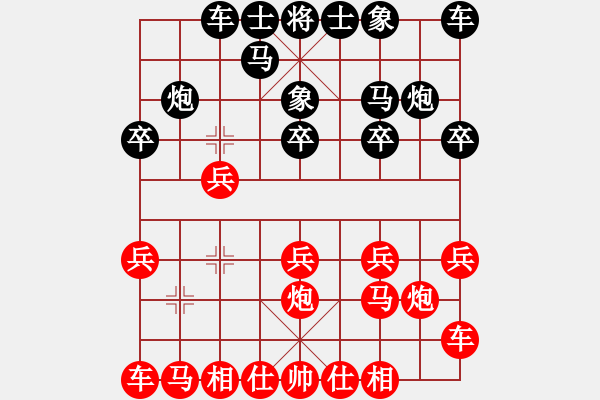 象棋棋譜圖片：狂暴戰(zhàn)士(1段)-負(fù)-kljw(3段) - 步數(shù)：10 