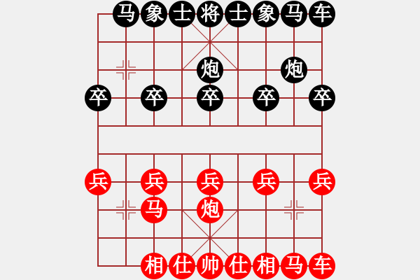 象棋棋譜圖片：橘子[紅] -VS- 橫才俊儒[黑] - 步數(shù)：10 