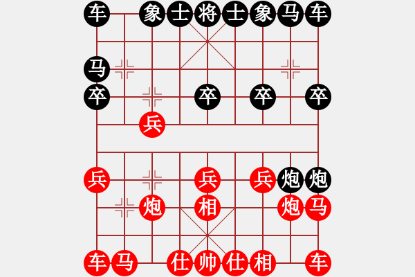 象棋棋譜圖片：27局 A02- 邊馬局-小蟲引擎23層(2068) 先勝 荀彧(2050) - 步數(shù)：10 