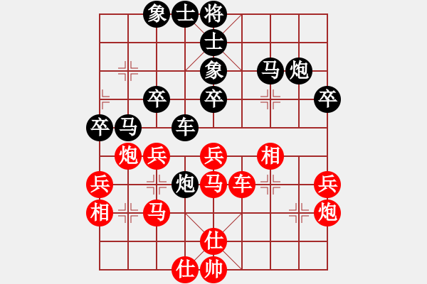 象棋棋譜圖片：東方神圣(北斗)-和-鐮刀幫羞花(5f) - 步數(shù)：40 