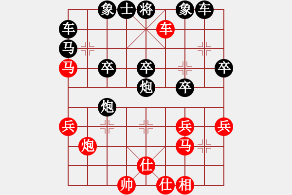 象棋棋譜圖片：無(wú)名小卒(月將)-勝-zhangfying(3段) - 步數(shù)：30 