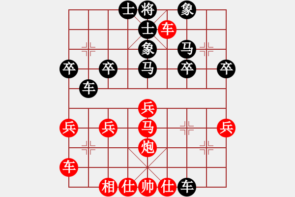 象棋棋譜圖片：天天象棋華山論劍浩軒爺先勝田園木哥業(yè)7-1 - 步數(shù)：30 